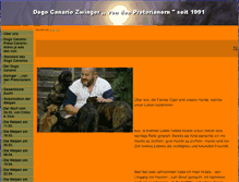 Tablet Screenshot of dogo-canario-zwinger.de